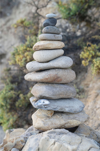 CDM stacked rocks