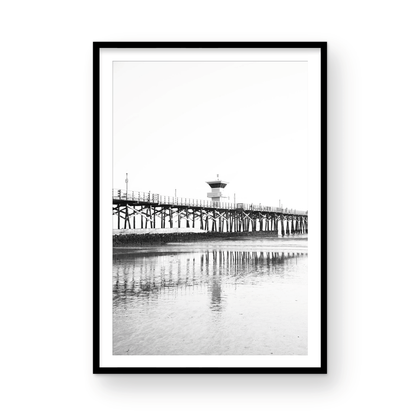 Seal Beach Pier Monochrome