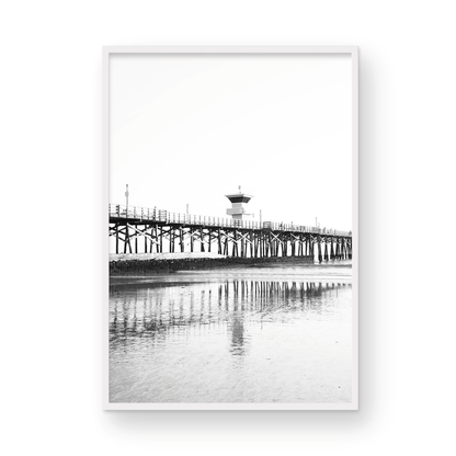 Seal Beach Pier Monochrome