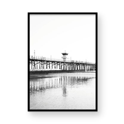 Seal Beach Pier Monochrome