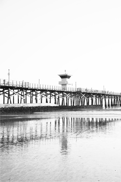 Seal Beach Pier Monochrome