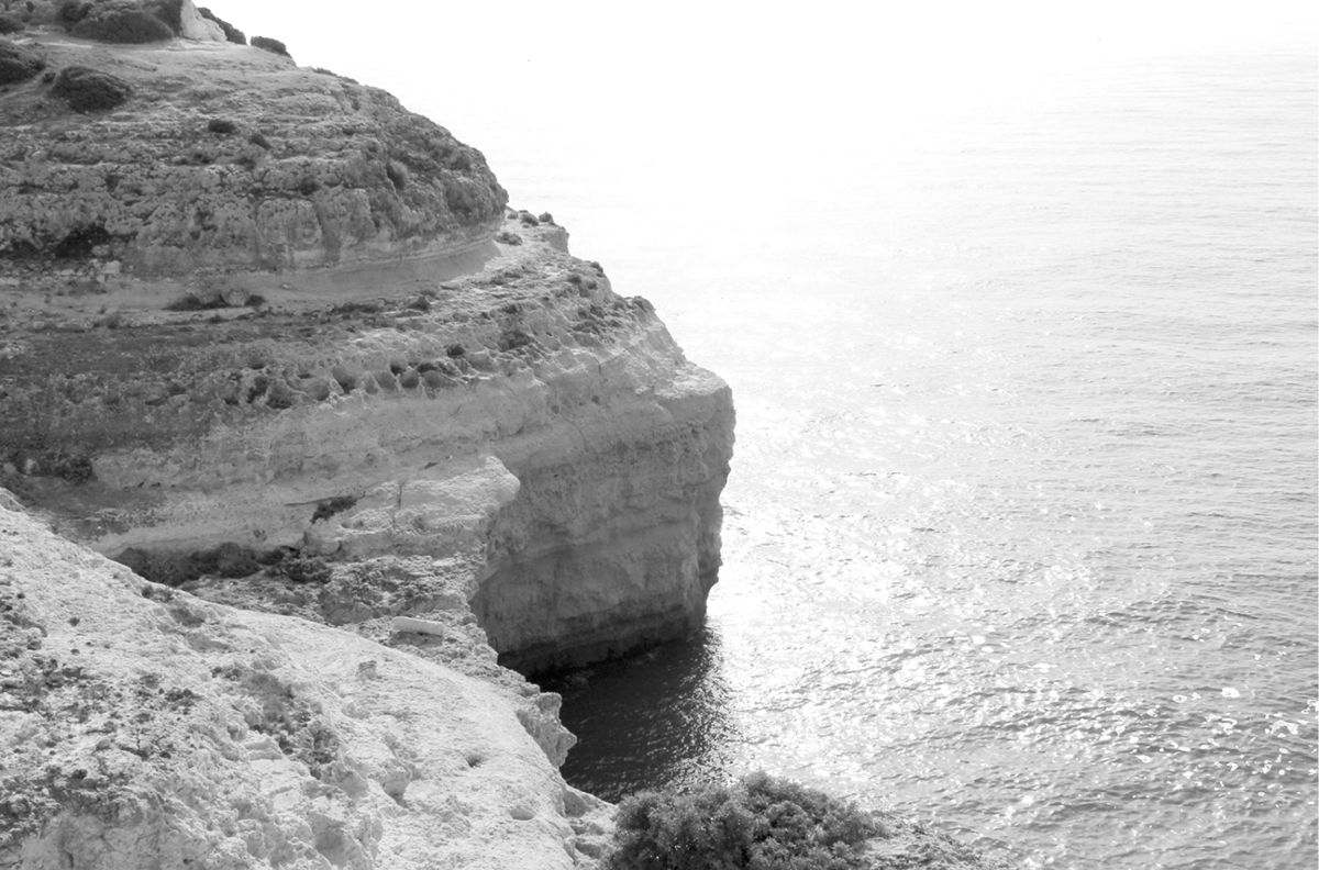 Portugal Bluff Monochrome